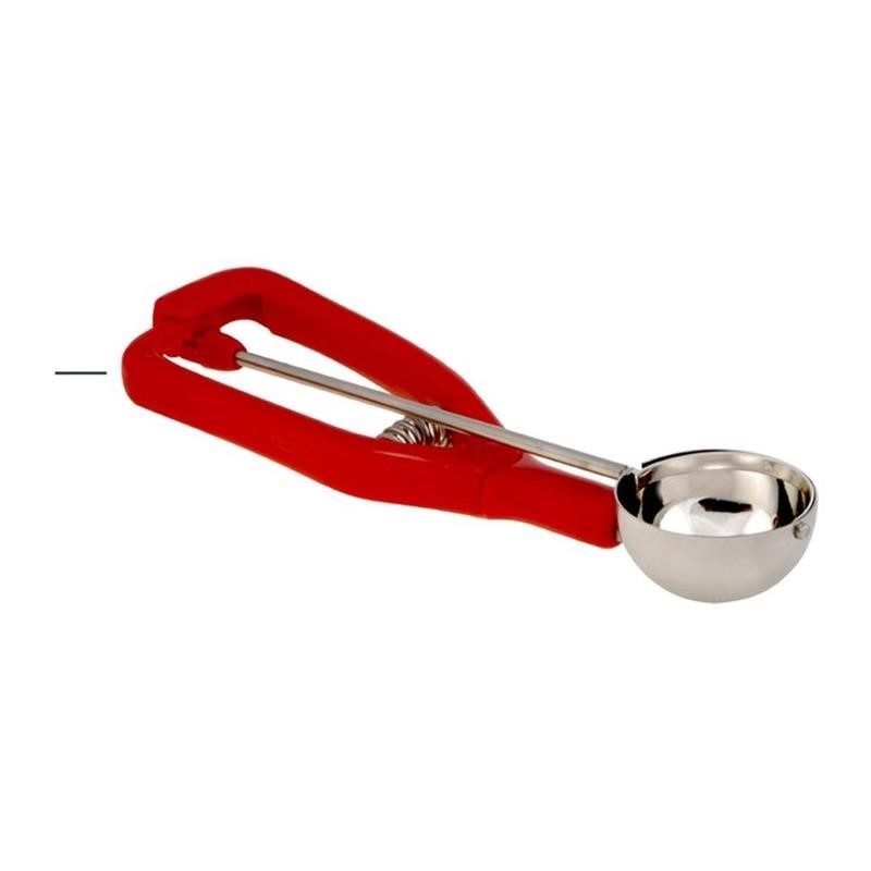 Ricambio compatibile gelatiere universale - porzionatore nylon e coppa inox - coppa ø 46 mm palle di gelato da 28 gr per gelateria e macchine da gelato - rif. 0.44.01.R036