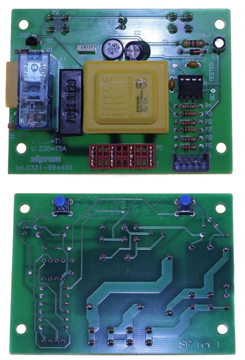 Scheda elettronica volt 230 mod. Sp marca pizza group dim.lxbxh mm 90 x 67 Scheda elettronica volt 230 mod. Sp marca pizza group dim.lxbxh mm 90 x 67