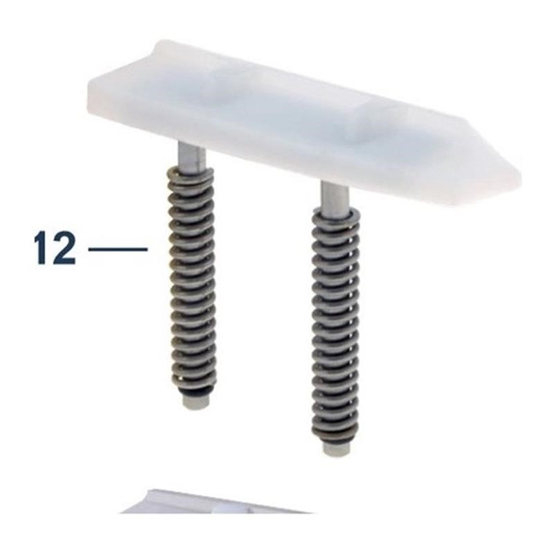 Ricambio compatibile gelatiere carpigiani - placca autoregolante in plastica - rif. 541125320