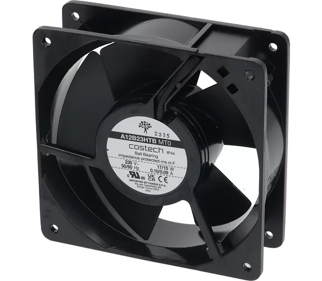 Ventilatore assiale 119x119x38 mm 230v 50hz 19w 2650rpm fandis
