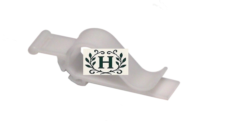 Clip per fissaggio del in PVC a vaschette - cesti - scaffali per segnaprezzi