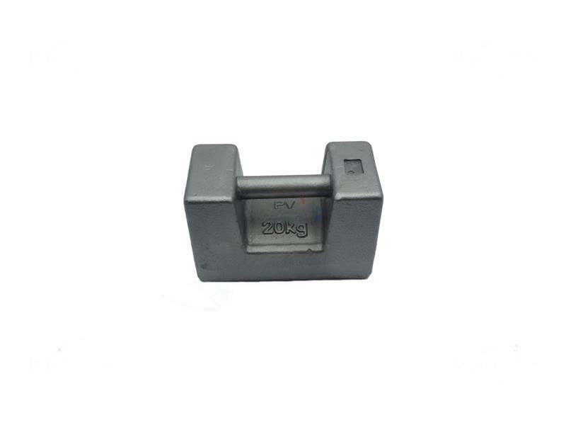 PESO Ghisa Verniciato con maniglia KG.20 tipo MEC