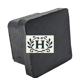 Piedino gomma quadro 37X37X31 segaossa minerva mod. C 205-243