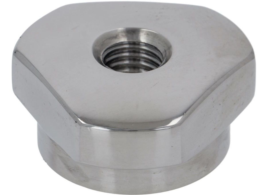 Pomello inox forato M12 - adatto a Emmepi Fimar