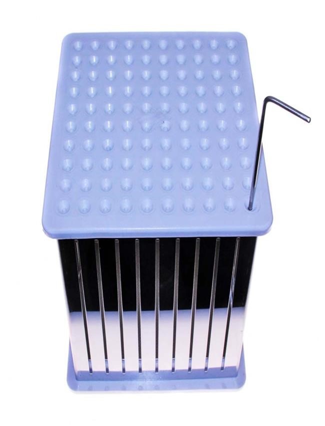 Spiedinatrice manuale inox dim. 162X162X162 nr 100 arrosticini