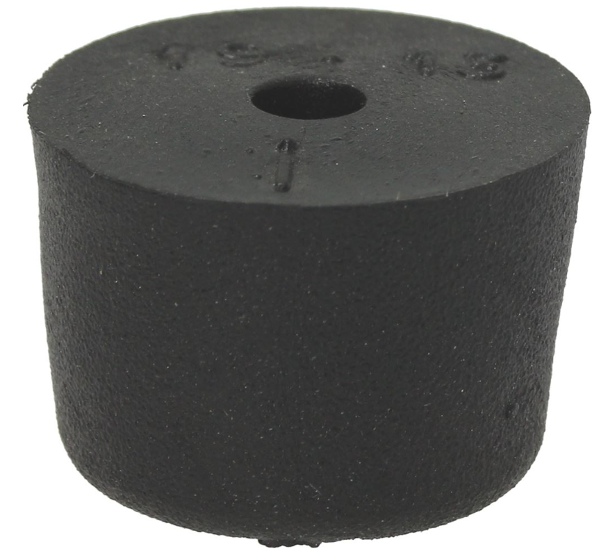 Piedino ø 19x13 mm in gomma