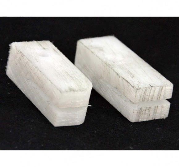 Tassello per guidalama segaossa marca Savioli mod. 380A dim. 14X17X48/42 (coppia)