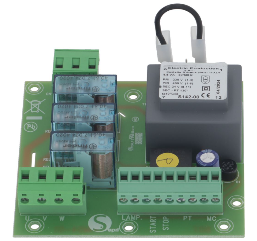 SCHEDA ELETTRONICA 230V/400V -50/60 Hz