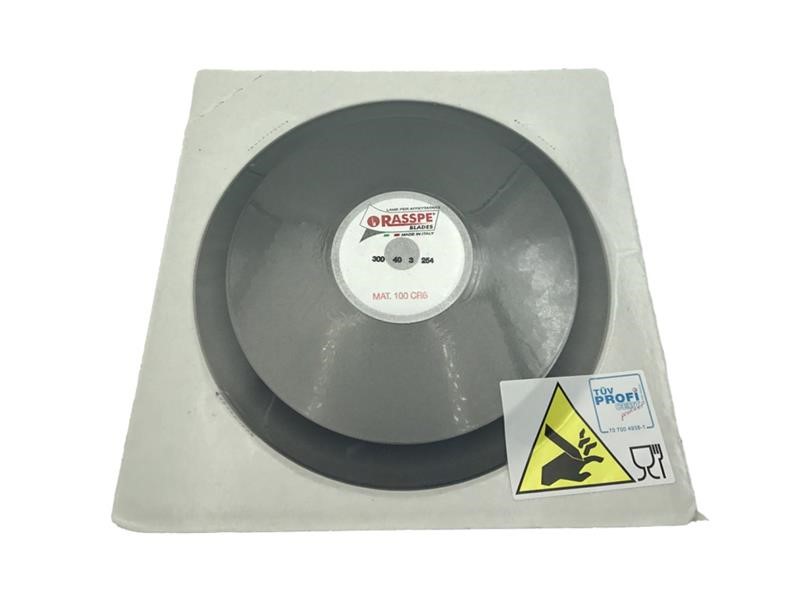 Lama 275-40-3-220 H 15 C45 Teflon+cromo Rasspe per affettatrice Lama 275-40-3-220 H 15 C45 Teflon+cromo Rasspe per affettatrice