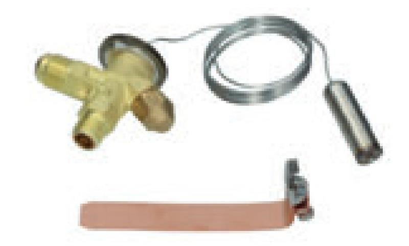Ricambio compatibile frigoriferi danfoss - valvola termostatica danfoss, tz 2n – r 407, senza equalizzatore – a bocchettone - rif. 07221