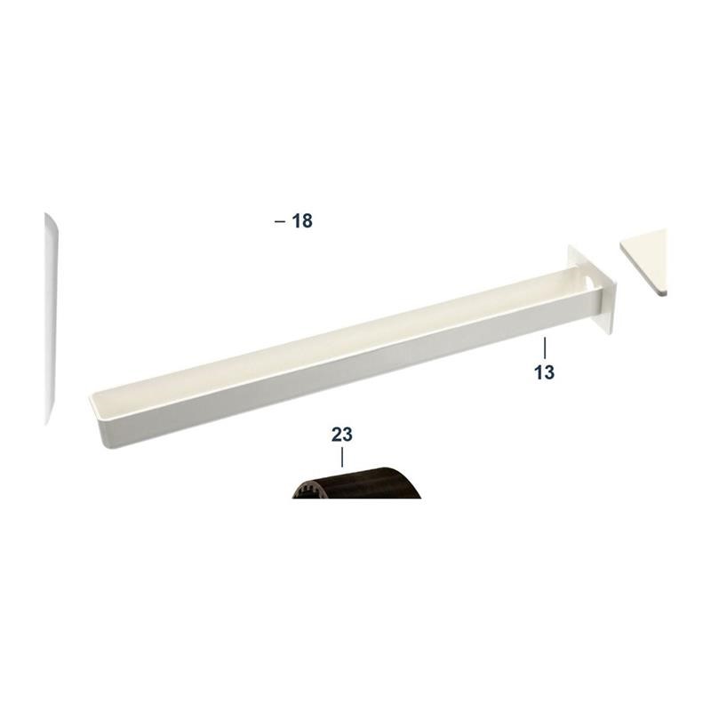 Ricambio compatibile gelatiere carpigiani - cassettino sgocciolatoio 450 mm - rif. 402159340