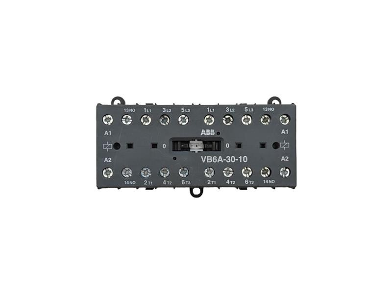 Teleruttore doppio abb vb6a-30-10 con viti sopra bobina 220 v