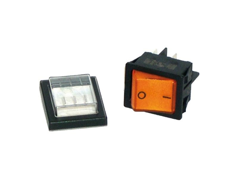 Interruttore Bipolare Arancio 16A 250V per affettatrice