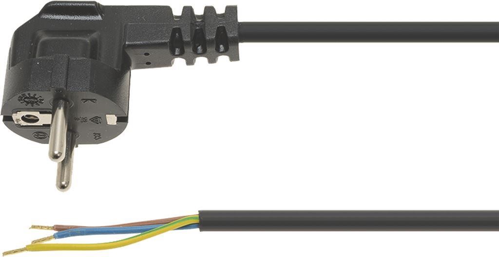 CAVO ALIMENTAZIONE 16A 250V 2000 mm, con spina SCHUKO - 3 fili 1,5 mm²
