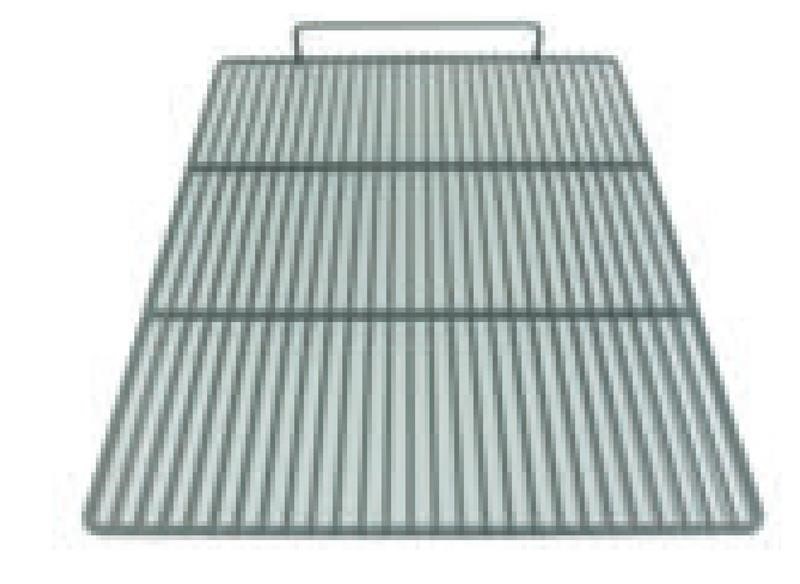 Ricambio compatibile frigoriferi universale - griglia gn 2/1 plastificata con alzatina 5 cm colore bianco l x p 530 x 650 mm - rif. 01301