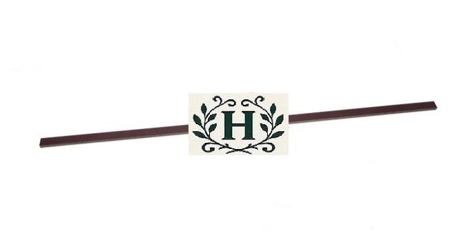 Guida carrello 740X14 MM SP.4 MM per affettatrice