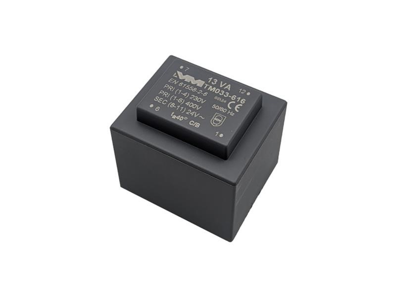 Trasformatore 230/400v 24v 13va mod.tm033-616