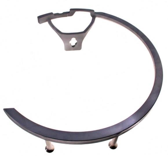 Anello protezione affettatrice mod. PREMIERE 360G-V marca Berkel Plastica Grigio