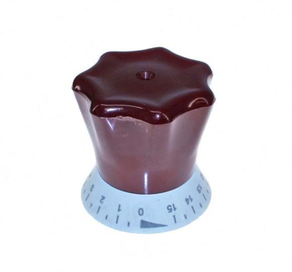 Manopola orologio affettatrice marca Fia/atlas Ø Mascherina 71 Ø foro 12 rossa
