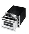 Cassetto battifiltro per fondi caffe' inox Dim. 377 x 431 h 164