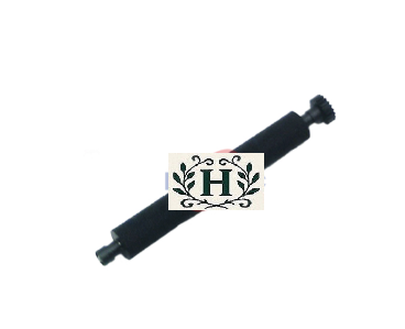 Rullo gommato trascinamento carta omega mod.kilaflangiata per rullo tampone omega mod.compact