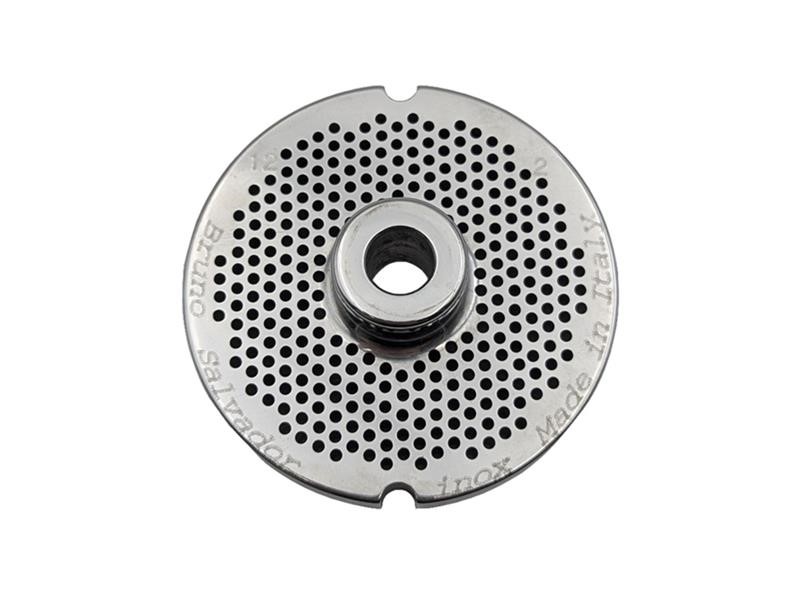 Piastra inox 12 Diam.fori 2.5 MM DUE Tacche
