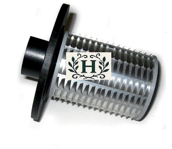 Rullo completo di flange Celme mod.R75/TG75 inox per grattugia Rullo completo di flange Celme mod.R75/TG75 inox per grattugia