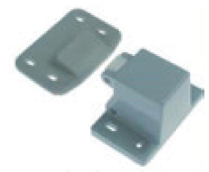 Ricambio compatibile frigoriferi universale - blocco supplementare con aggancio per chiusura 1218 90 x 52 mm - rif. 02050