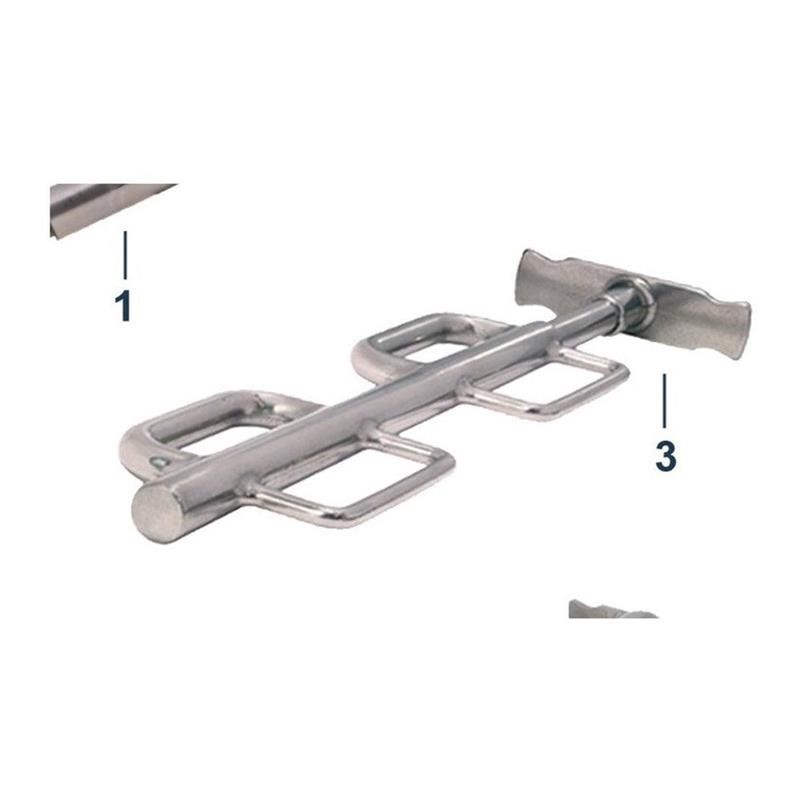 Ricambio compatibile gelatiere carpigiani - controagitatore 2x l. 223 mm - rif. 457180710