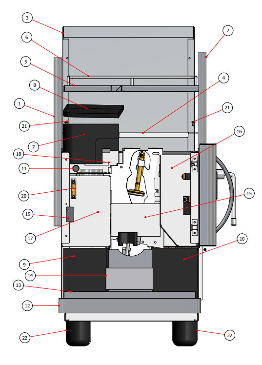 Macchina di caffè quick Mill Mod 05009 MC