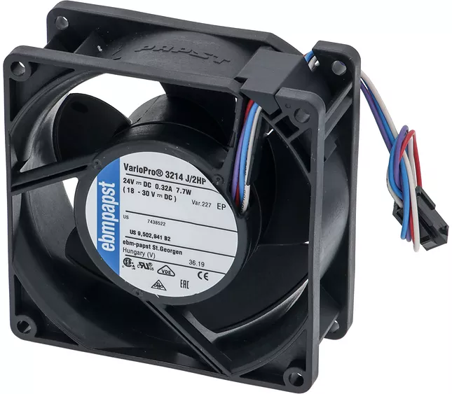 Ventilatore assiale ebm 3214j/2hp 7,7w 24vdc 90x90x38 mm alpeninox electrolux professional zanussi