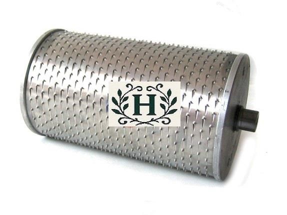 Rullo completo di flange hudson mod.GR60 inox per grattugia