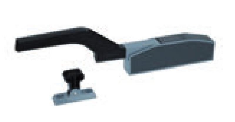 Ricambio compatibile frigoriferi universale - chiusura automatica a 1 punto ch 1825/ ve intercambiabilità dx o sx (verniciata) colore grigio - rif. 02008