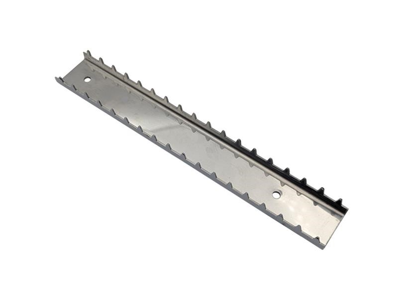 Dentiera inox 215X30 per braccio AP. grande per affettatrice
