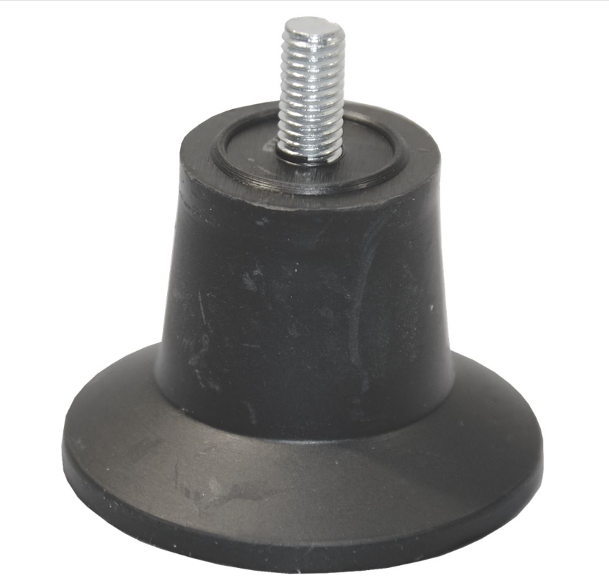 Piede con perno M5 A ventosa