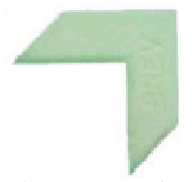Ricambio compatibile frigoriferi universale - angolare in plastica per guarnizione (l’angolare facilita l’assemblaggio delle guarnizioni; tuttavia nella sede in cui è posto viene a mancare il magnete) - rif. 86899