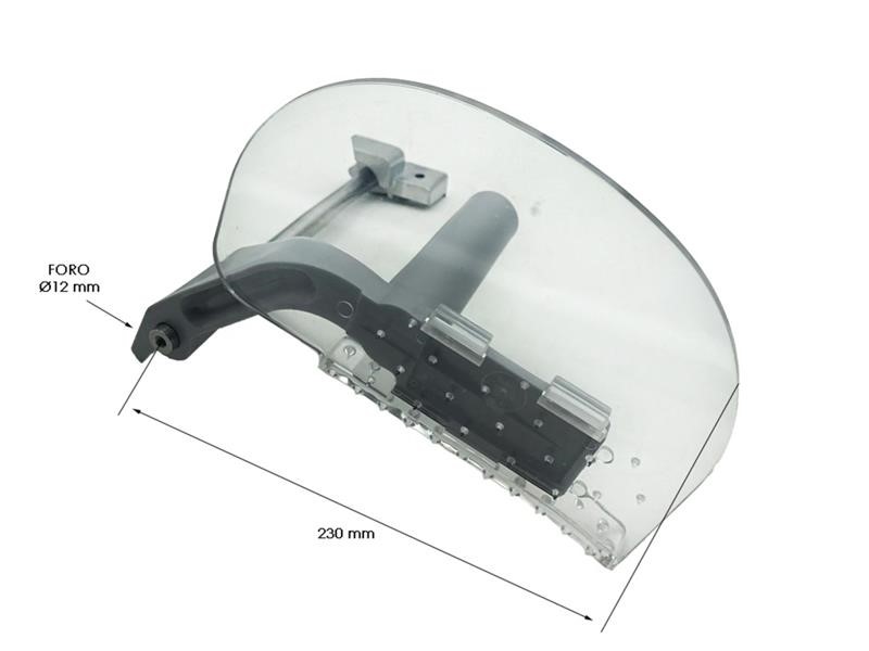 Braccio pressamerce plastica RGV 195 220 250 per affettatrice