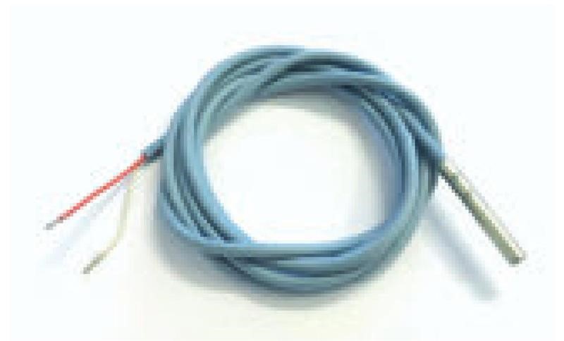 Ricambio compatibile frigoriferi universale - sonda al silicone ntc, campo -50° +110° c 6 x 40 l=3000 mm - rif. 06197