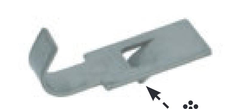 Ricambio compatibile frigoriferi everlasting - supporto griglie in acciaio inox - rif. 01445 Ricambio compatibile frigoriferi everlasting - supporto griglie in acciaio inox - rif. 01445