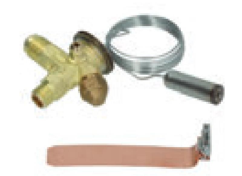 Ricambio compatibile frigoriferi danfoss - valvola termostatica danfoss, tez 2n – r407 sae, con equalizzatore – a bocchettone - rif. 07222