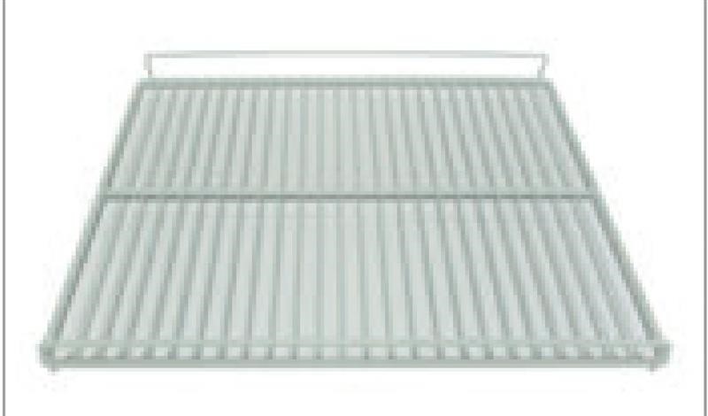 Ricambio compatibile frigoriferi framec - griglia plastificata con alzatina per vetrine expo 500 pt je colore bianco l x p 580 x 451 mm - rif. 01324