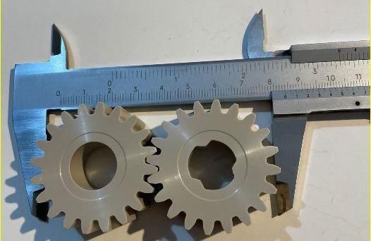 COPPIA INGRANAGGI POMPA IN PLASTICA SPECIALE, TIPO CARPIGIANI MONTAPANNA TIPO JETWIP/G