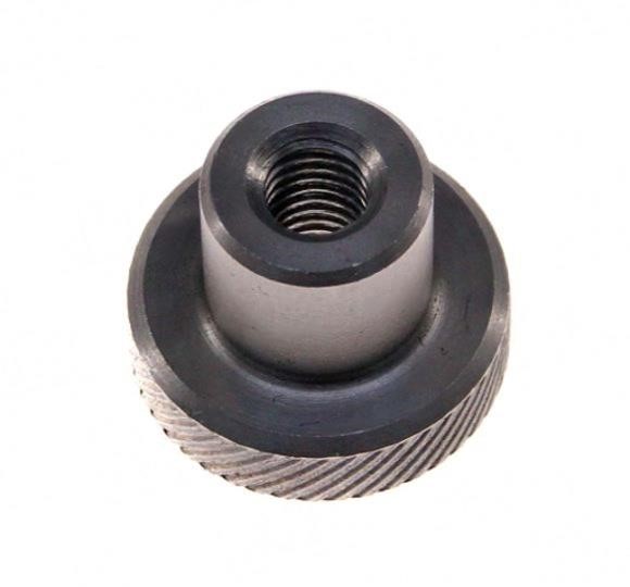 Pomolo affettatrice Ø fil 6MA femmina passante inox - adatto a Oms Rodi Tcn 350