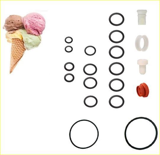 KIT GUARNIZIONI TIPO MR ART, Tipo Carpigiani kit guarnizioni soft 4 