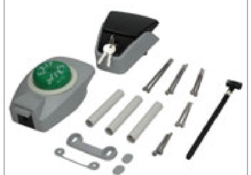 Ricambio compatibile frigoriferi universale - chiusura completa dx/sx con serratura per cella frigorifera spessore porta da 50 a 140 mm - rif. 02124