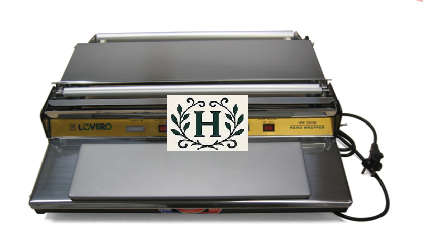 INOX mod. SW500 per Bobine Fino A 500 mm con Resistenza Tagliafilm E Piastra Scaldafilm per dispenser