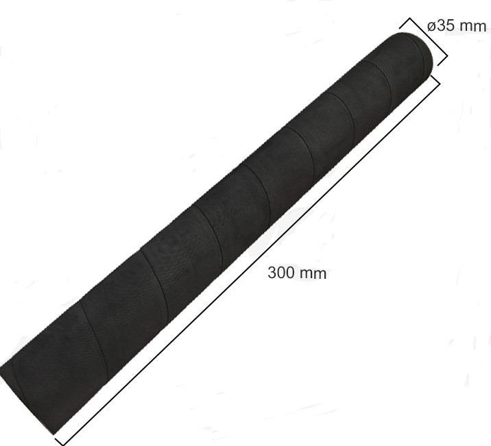 Bastone battifiltro D.35MM L.300MM, legno-gomma telata extra strong Bastone battifiltro D.35MM L.300MM, legno-gomma telata extra strong