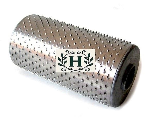 Rullo inox completo di flange 144X78 mazzer per grattugia