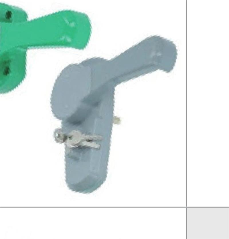 Ricambio compatibile frigoriferi universale - kit chiusura per maniglia 02090 e 02098, spessore porta da 61 mm a 80 mm - rif. 02059/1