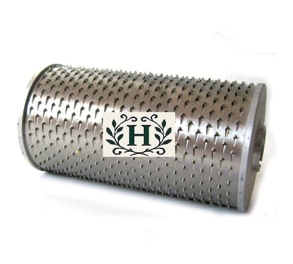 Rullo completo di flange alfa 156X84 inox per grattugia Rullo completo di flange alfa 156X84 inox per grattugia